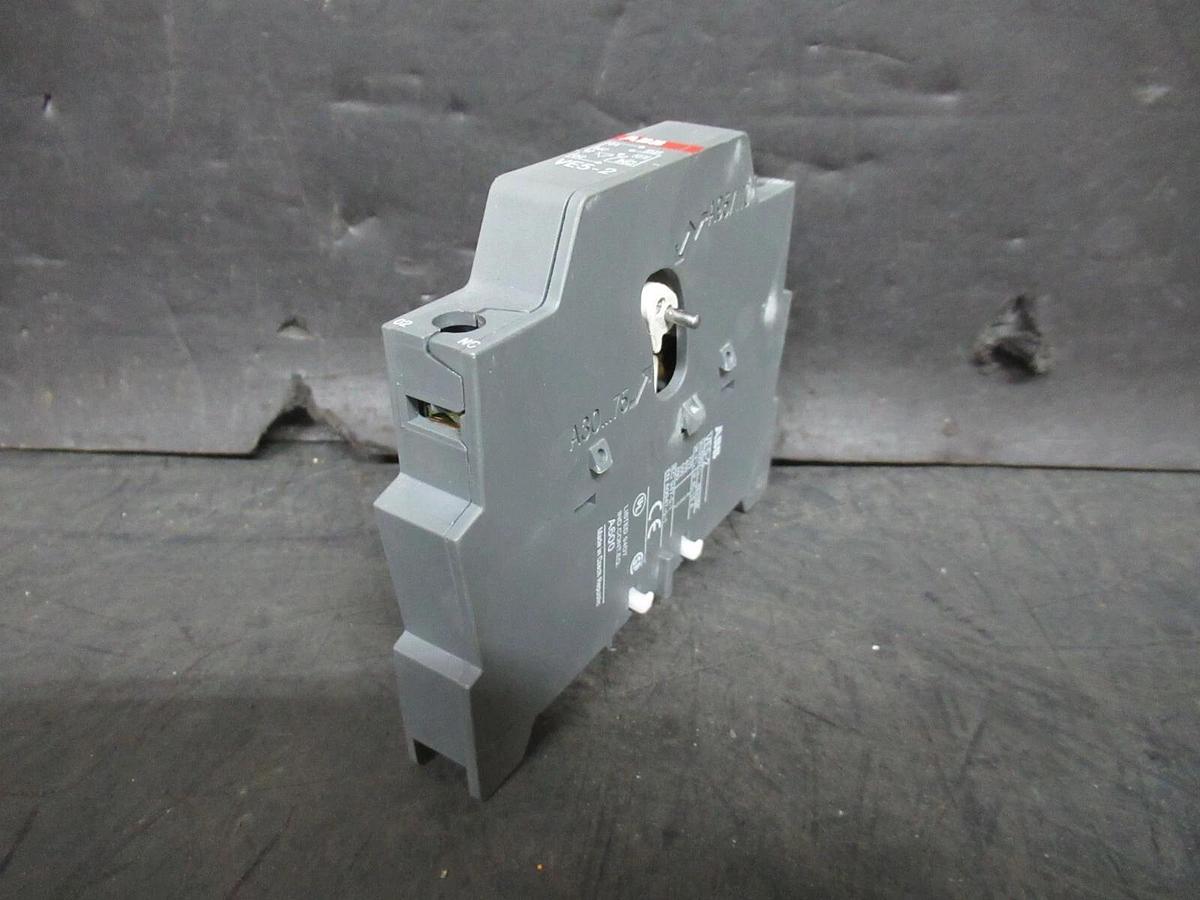 Used ABB MECHANICAL INTERLOCK / AUXILLIARY CONTACT VE5-2 600 VOLT 16 AMP A600