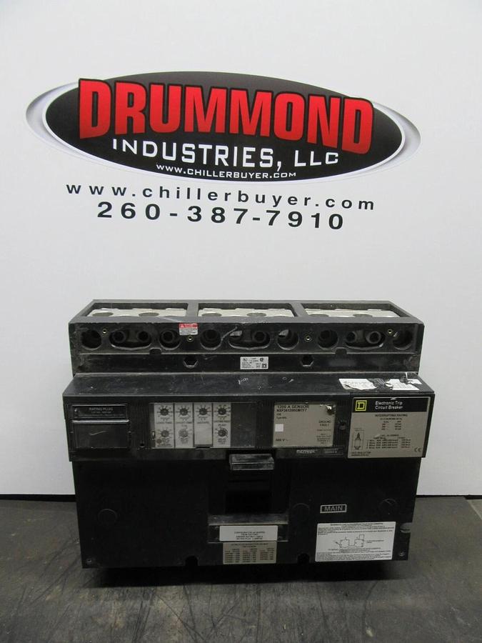 Used SQUARE D NXL BREAKER NXP361200GMTF7 1200 AMP 600 VAC W/ ARP100 MICROLOGIC LSIG