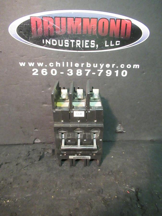 Used AIRPAX 3 POLE 23 AMP BREAKER 600 VAC 219-3-2600-438 TRIP 27 AMPS HH83XB438-B