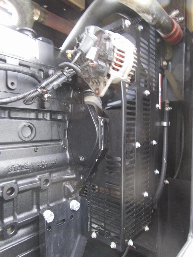 Used 60 KW DIESEL GENERATOR GENERAC 120/240 VOLT ONLY 500 HRS SOUND ENCLOSED VIDEO