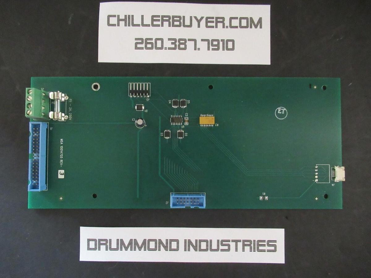 Used MSA DISPLAY CIRCUIT BOARD 10014705 REV 3 **30 DAY WARRANTY INCLUDED!**