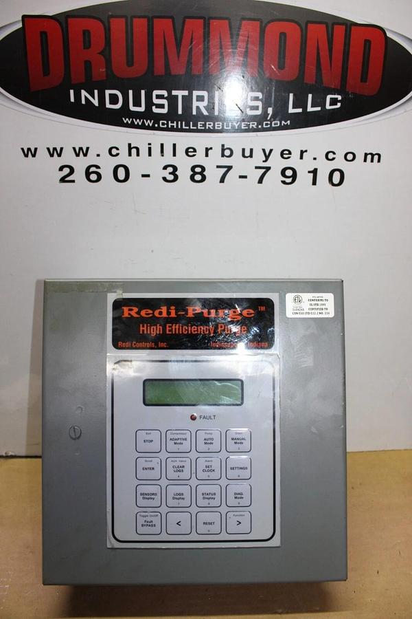 Used REDI-CONTROLS REDI-PURGE PRG-11/123-C3 HVAC CONDENSER PANEL 115V 1-PHASE