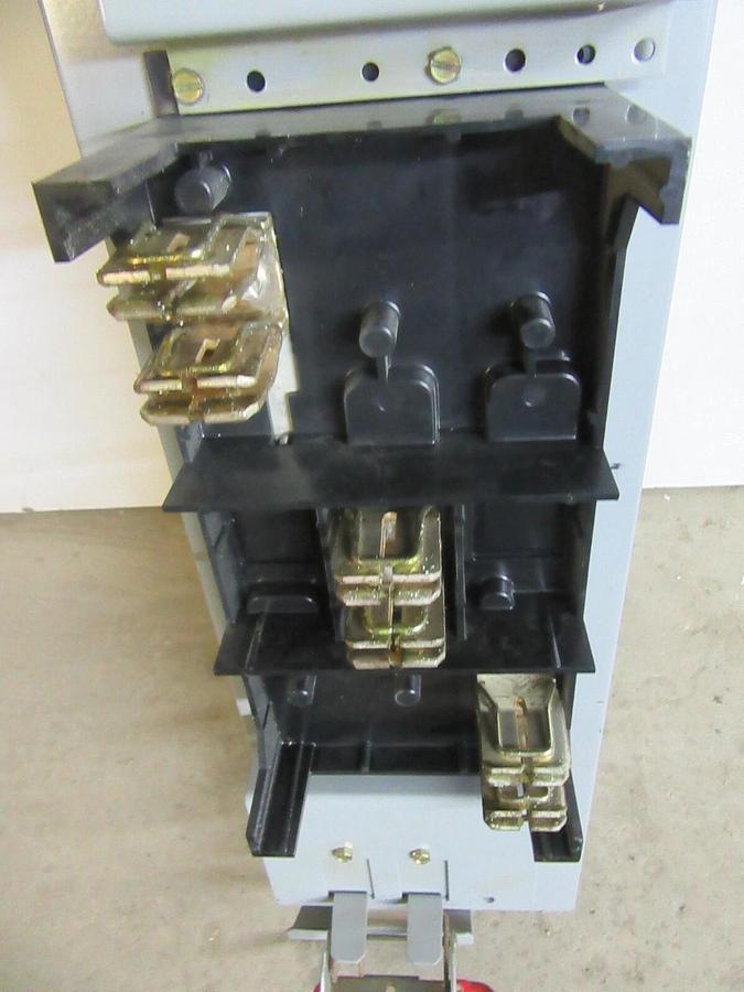 Used GE DUAL SPECTRA FUSIBLE PANEL SWITCH ADS36060HD 60 AMP 600 VOLT 50 HP