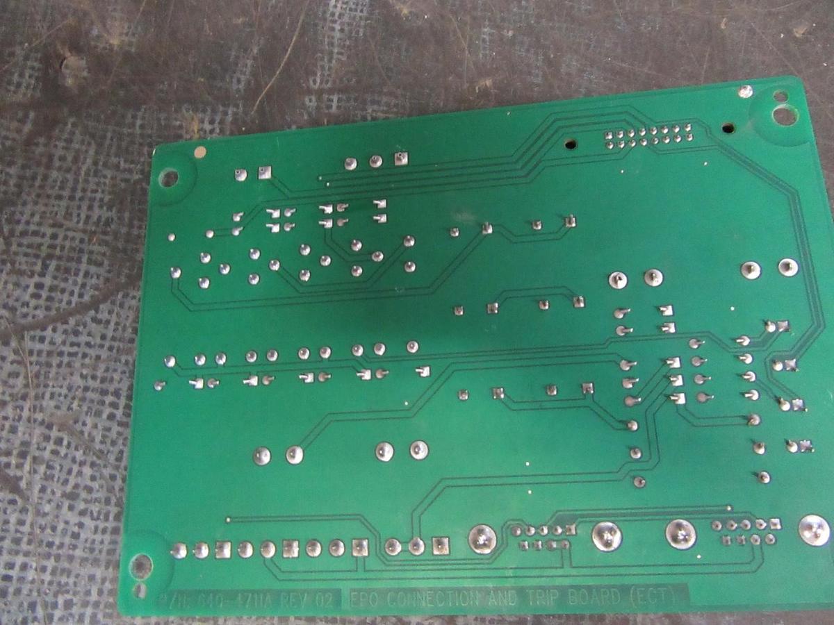 Used EPO CONNECTION AND TRIP BOARD (ECT) 640-4711A REV 02 **WARRANTY INCLUDED**