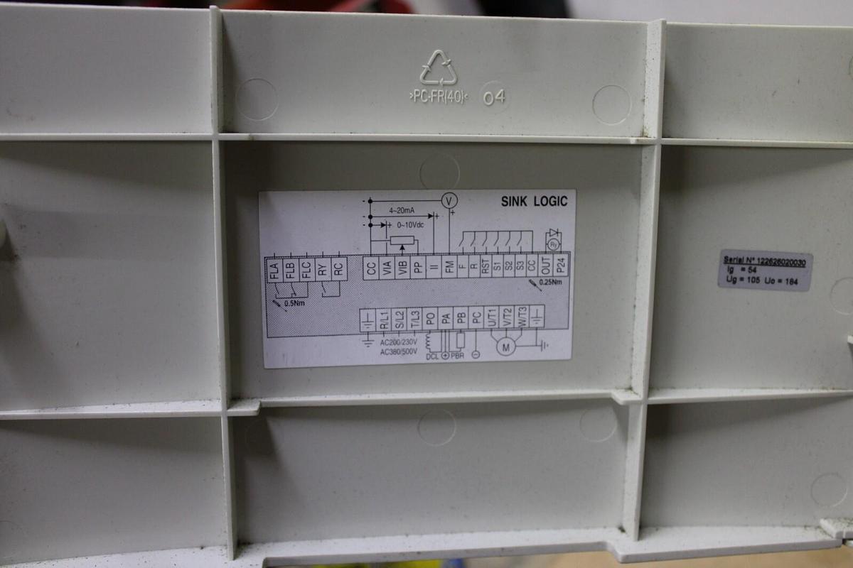 Used TOSHIBA TRANSISTOR INVERTER VFS9-4150PL-WN 500 VOLT 45 AMP **WARRANTY**