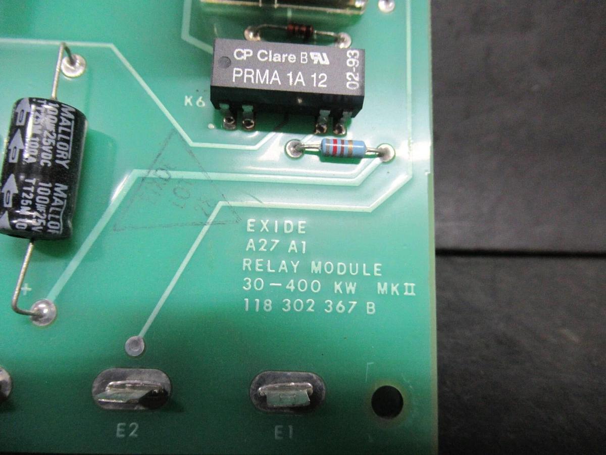 Used EXIDE RELAY MODULE BOARD 101072347 REV. D 118302367 REV. B *WARRANTY INCLUDED*