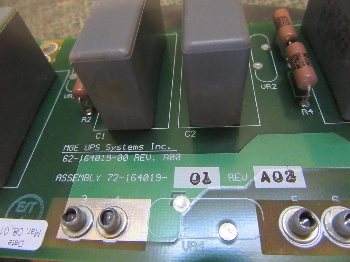 Used MGE UPS SYSTEMS COMET ASSEMBLY BOARD 62-164019-00 REV A00 **WARRANTY**