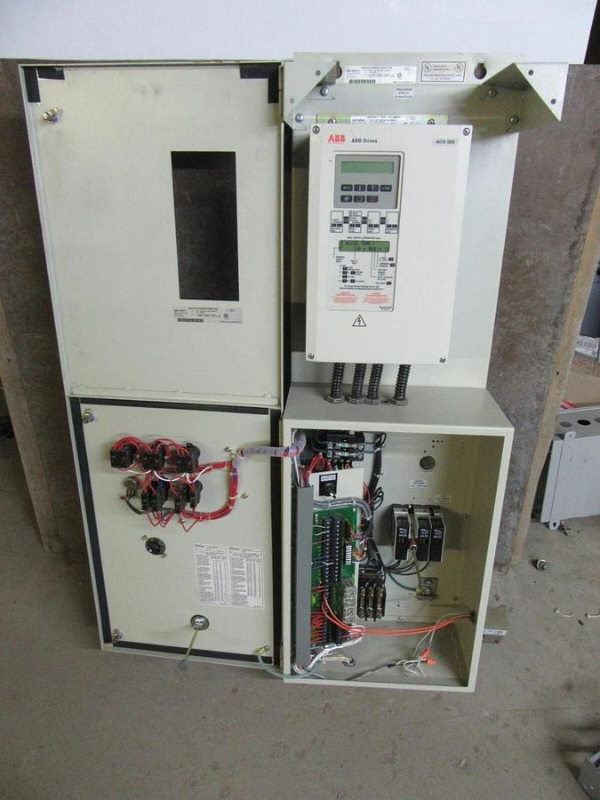 Used ABB VARIABLE SPEED DRIVE H5010154N0P2BAFT00 480 VAC 15 HP 3-PHASE ACH-500