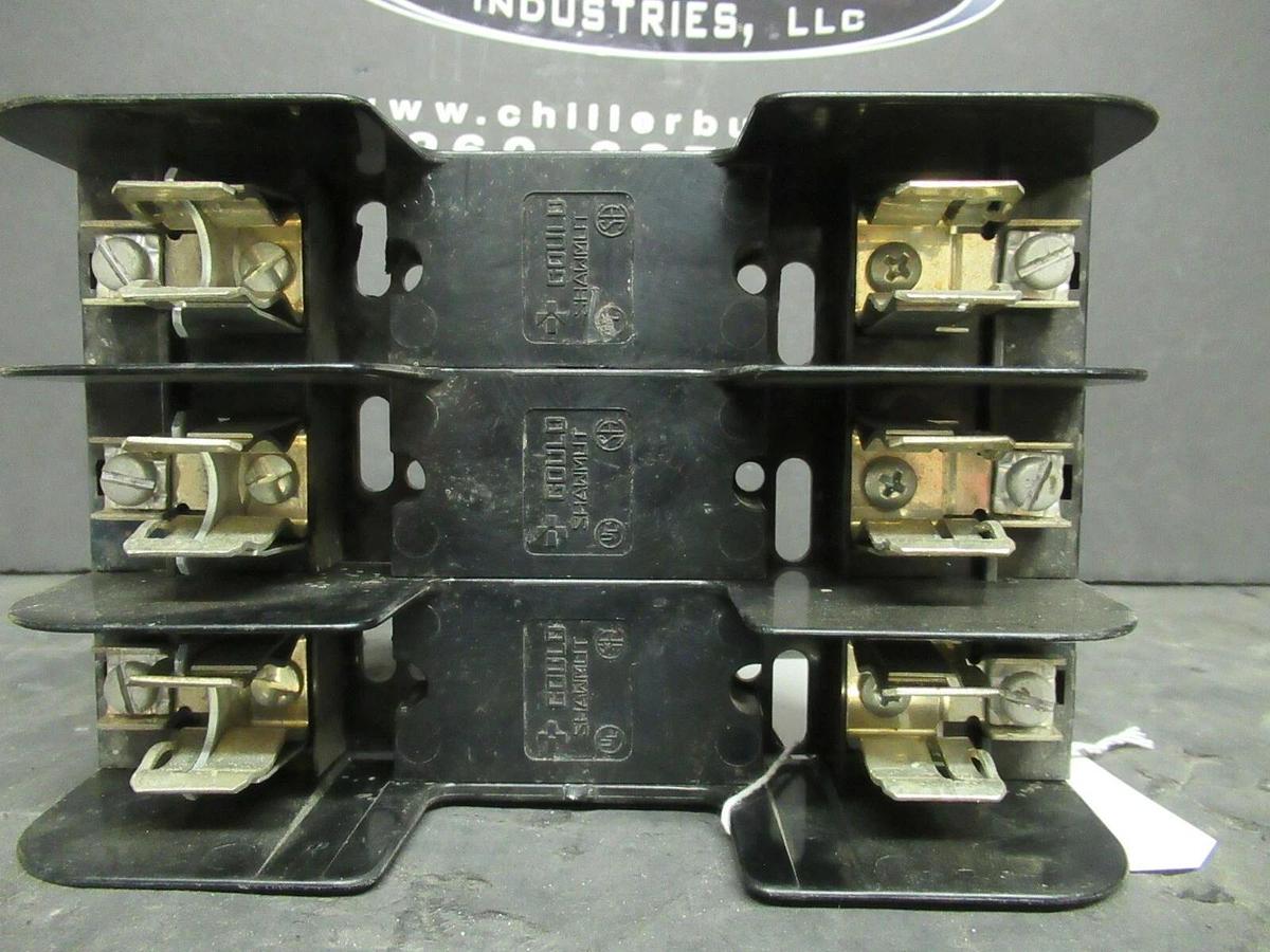 Used GOULD SHAWMUT FUSE HOLDER 60328R FOR 30 AMP 600 V CLASS R FUSES **WARRANTY**