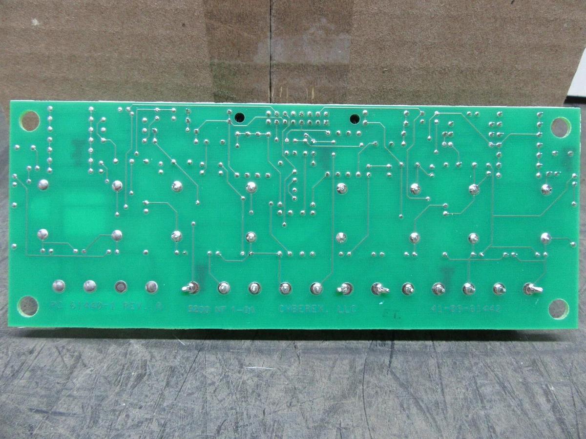 CYBEREX PC CIRCUIT BOARD 41-09-614422 REV. B PC-61440-1 REV. A **WARRANTY**