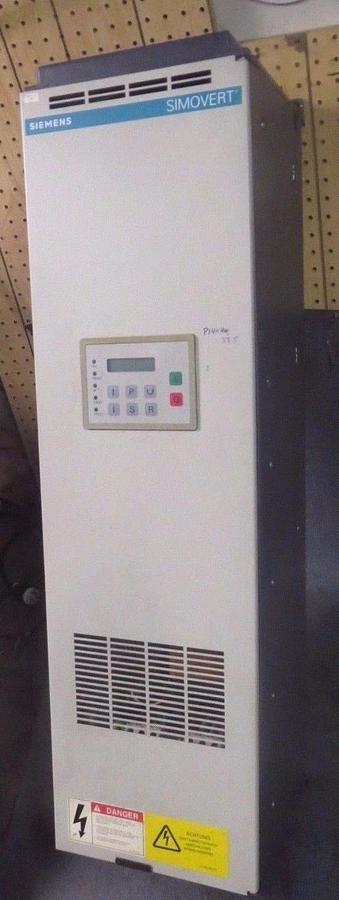 Used SIEMENS SIMOVERT VARIABLE AC DRIVE 52 KVA 50 HP 480V 3 PHASE # 6SE1252-3YB03-Z