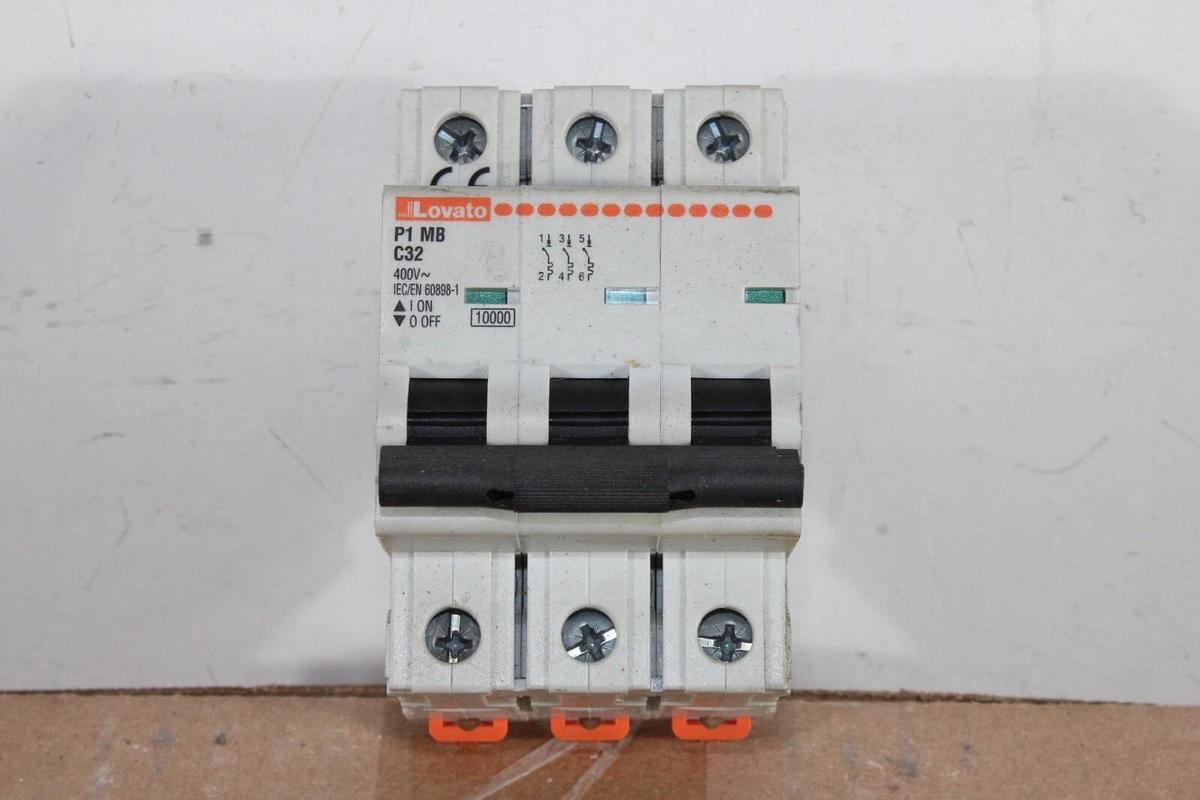 Used LOVATO CIRCUIT BREAKER P1-MB-C32 400 VAC 3-POLE **WARRANTY INCLUDED**