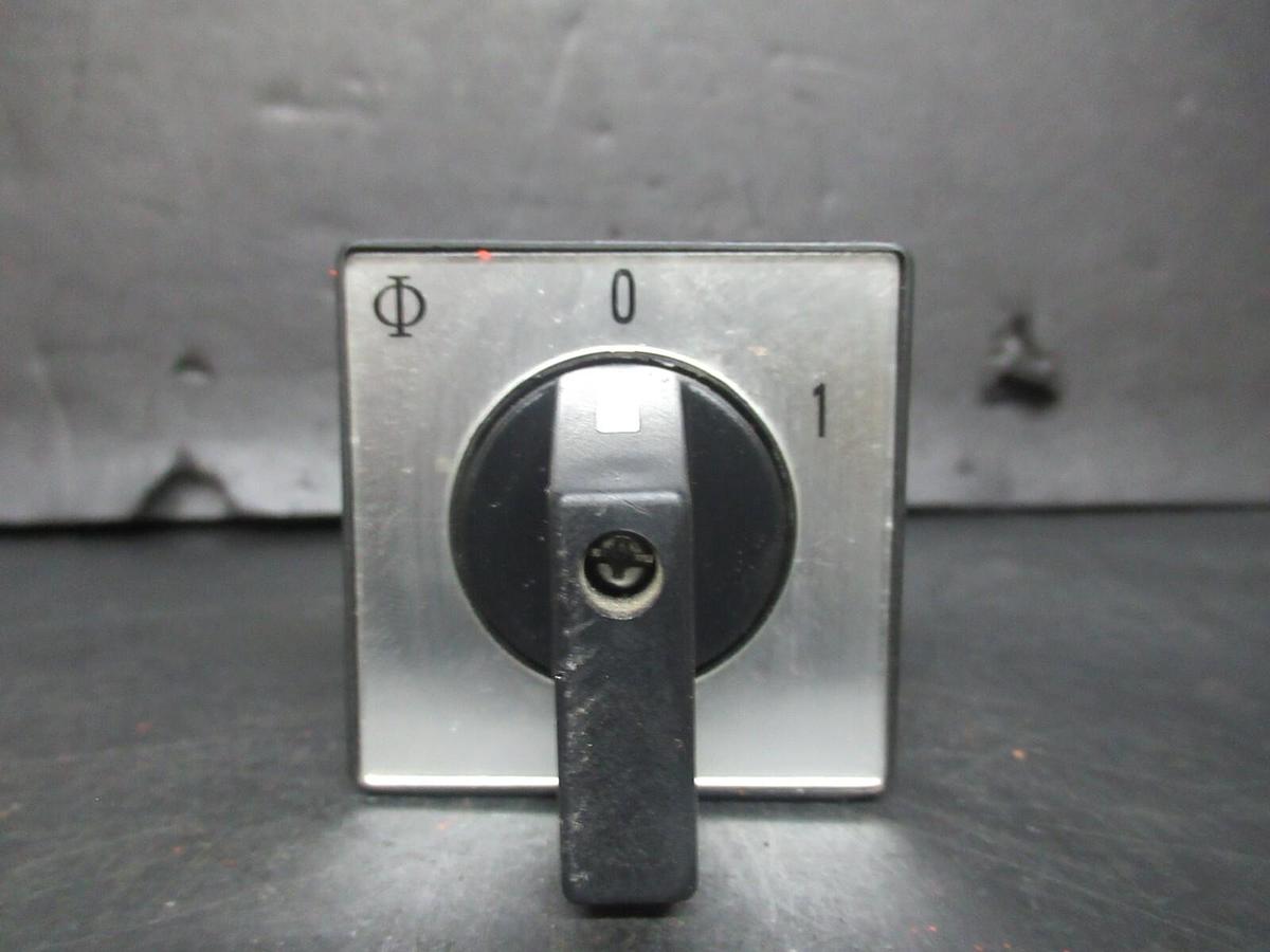 Used KRAUS + NAIMER ROTARY SWITCH CH10 A200 F55694/006-DES 600 VAC 20 AMP 5 HP