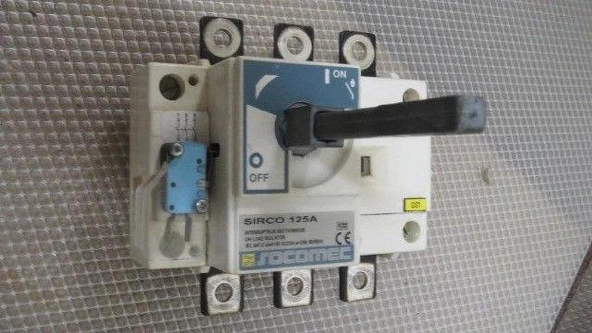 SOCOMEC OPEN LOAD ISOLATER SIRCO 125A SWITCH 125 AMP 415 VAC **WARRANTY**