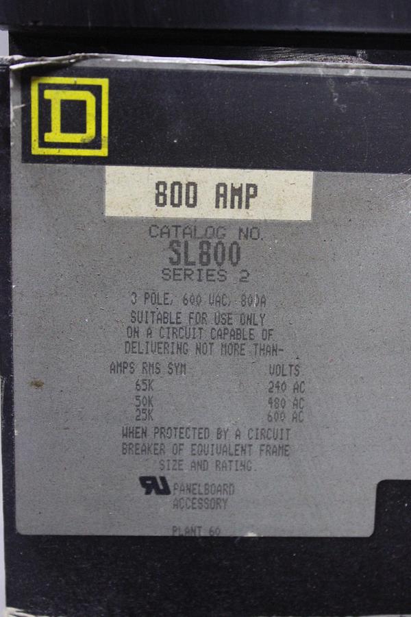 Used SQUARE D CIRCUIT BREAKER KAL36225 225 AMP 600 VAC 3-POLE **WARRANTY INCLUDED**