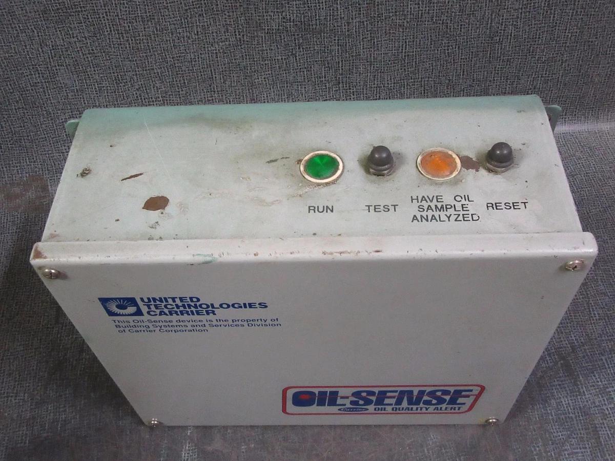 Used CARRIER OIL-SENSE QUALITY MONITORING SENSOR 32GA400504 115V 1 PHASE
