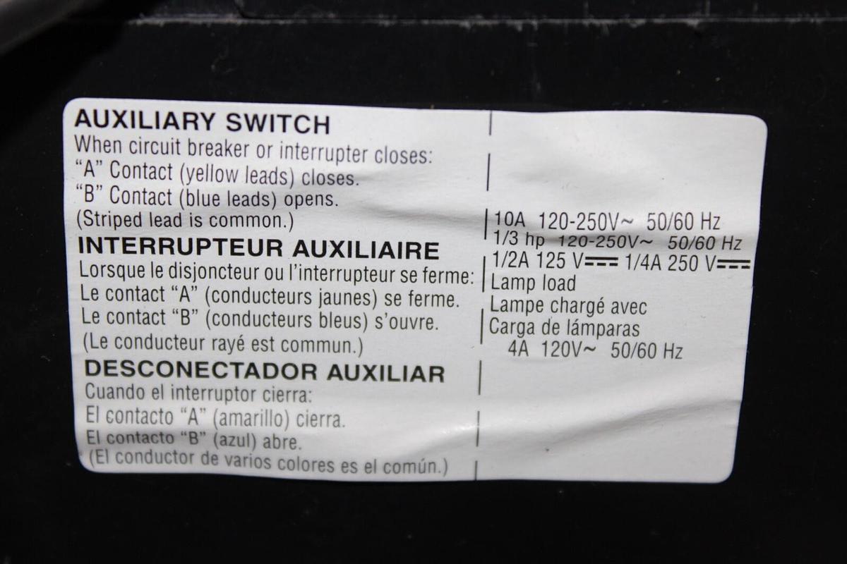 Used SQUARE D DC BREAKER PAF362000DCMO22320 2000 AMP 600 VDC W/ PAM02