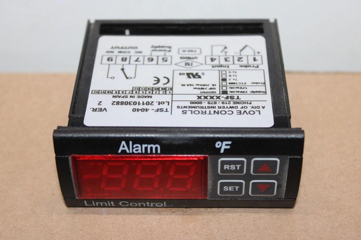 Used LOVE CONTROLS THERMOCOUPLE LIMIT CONTROL TSF-4040 24 VAC **WARRANTY**