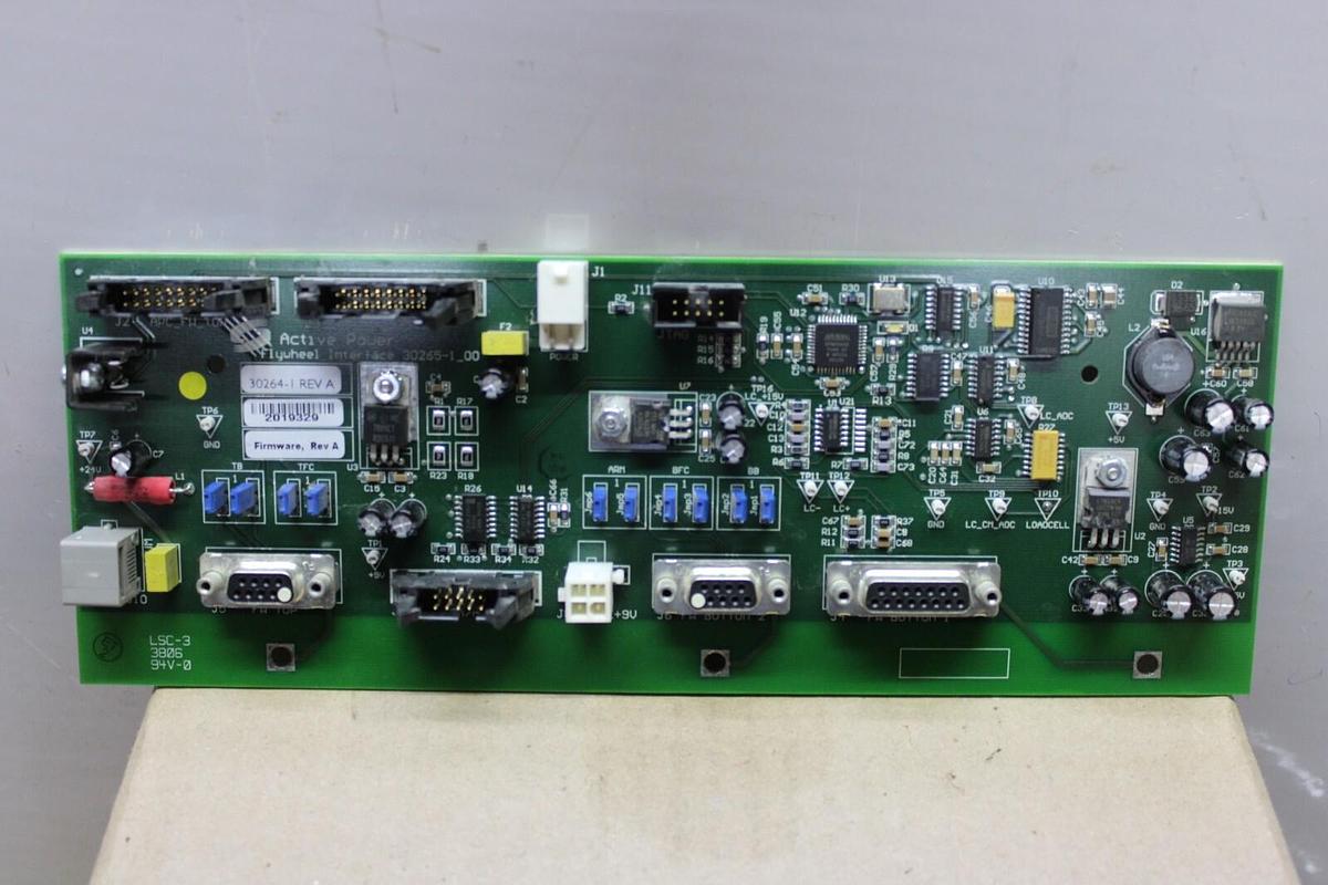Used ACTIVE POWER FLYEHEEL INTERFACE CIRCUIT BOARD 30265-1 30264-1 REV. A