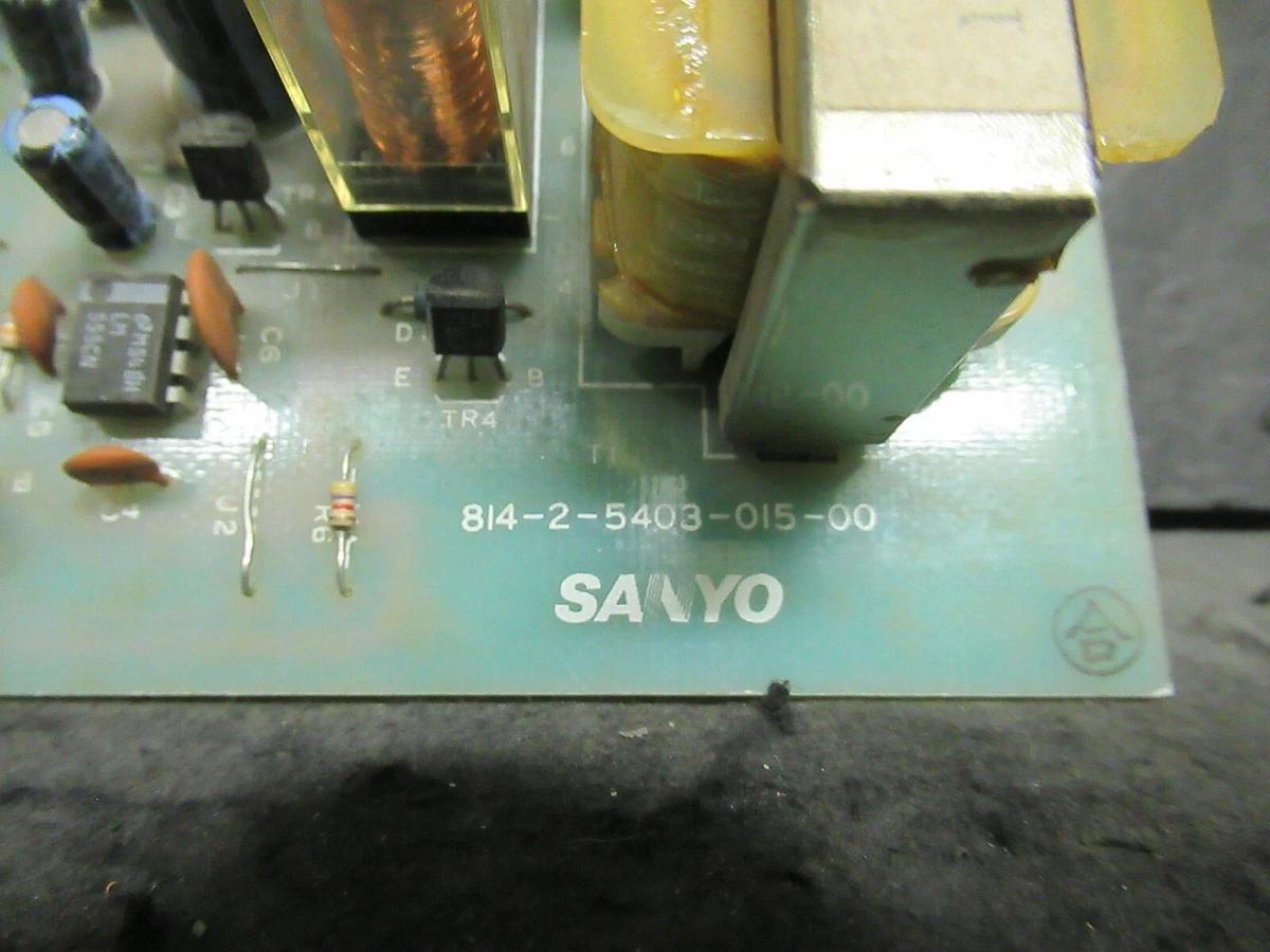 Used SANYO TRANSFORMER RELAY CIRCUIT BOARD 814-2-5403-015-00 95110009 **WARRANTY**