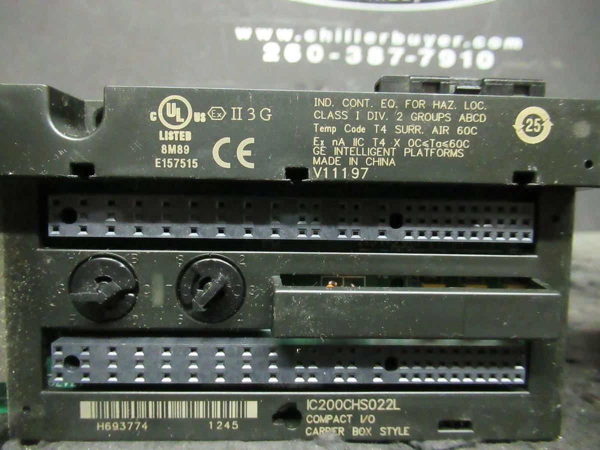 Used GE INTELLIGENT PLATFORMS IC200MDD842J FANUC INPUT OUTPUT I/O MODULE IC200CHS022L