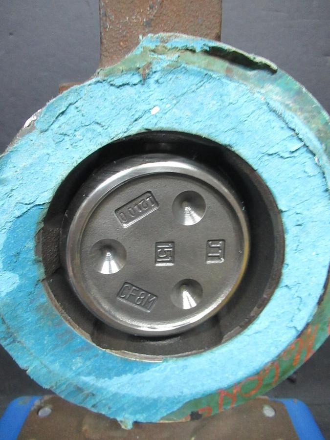 Used JAMESBURY WAFER-SPHERE VALVE 815W-11-2236-TT 230-285 PSIG SIZE 3 **WARRANTY**