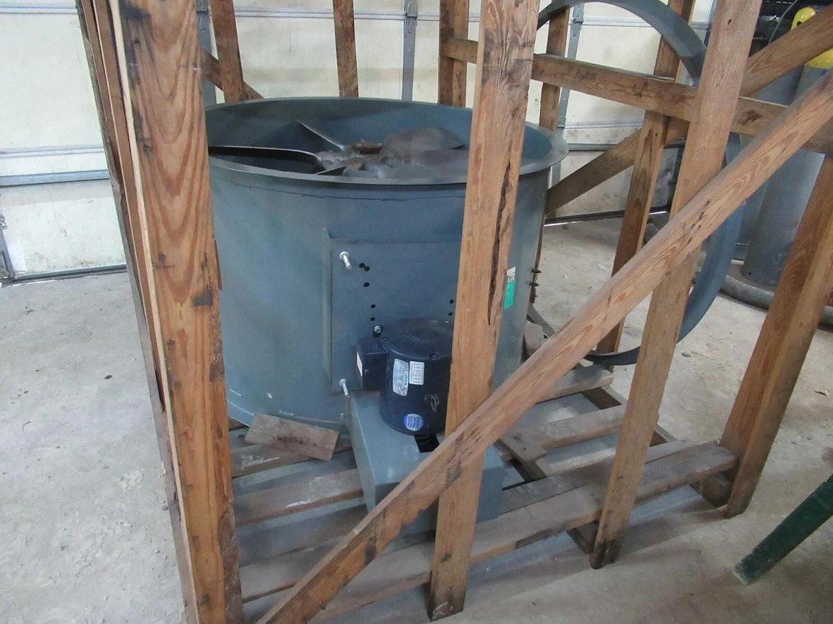 NEW 48" LOREN COOK TUBULAR AXIAL FAN CAST ALUM BLADES 5HP 230 / 460 V 1750 RPM