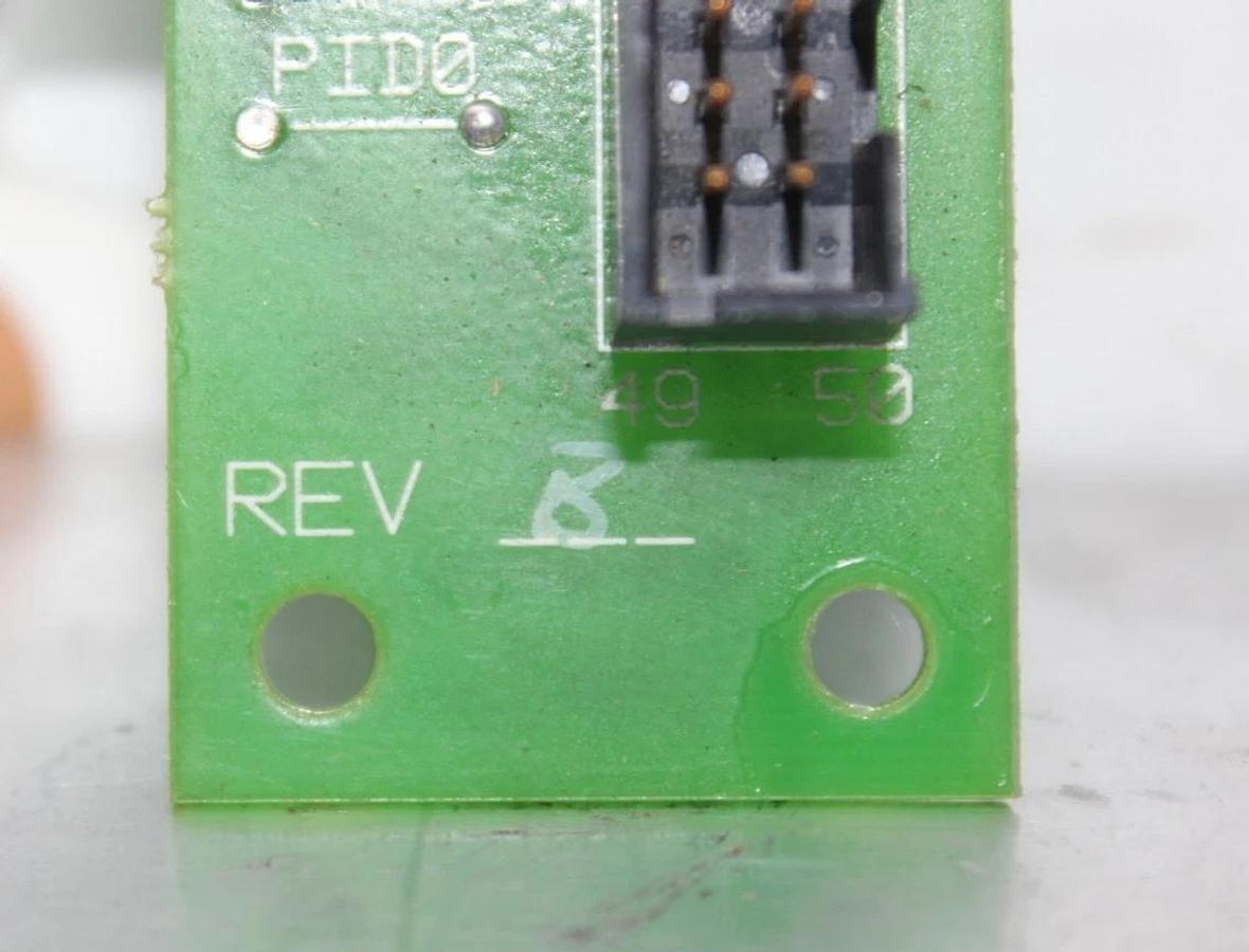 Used YORK CHILLER DISPLAY CONNECTION CIRCUIT BOARD 031-01765-002 REV. B 031-01765