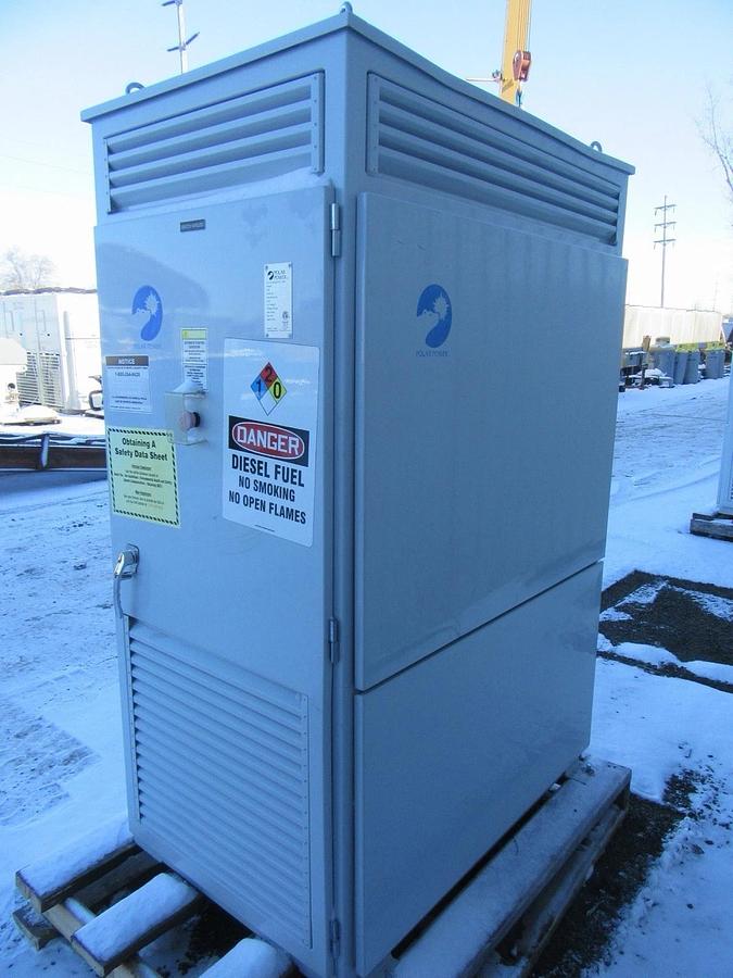 Used POLAR POWER 15KW DC GENERATOR DIESEL YANMAR 3TNV88 40-60V DC 105 HRS 2017 *VIDEO