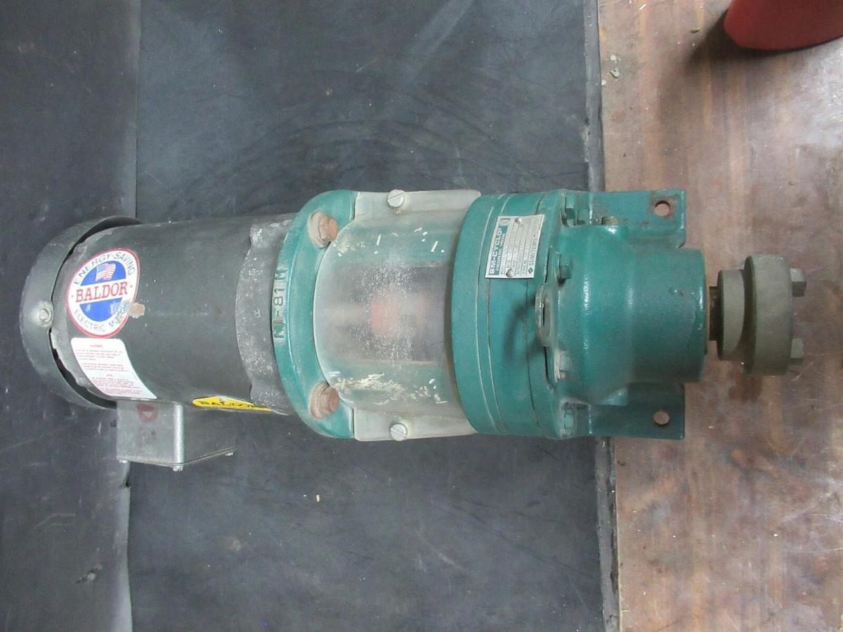 Used BALDOR 3-PHASE 56C MOTOR AND GEARBOX CM3542 W/ SUMITOMO HC-3097 3/4 HP 460 VOLT