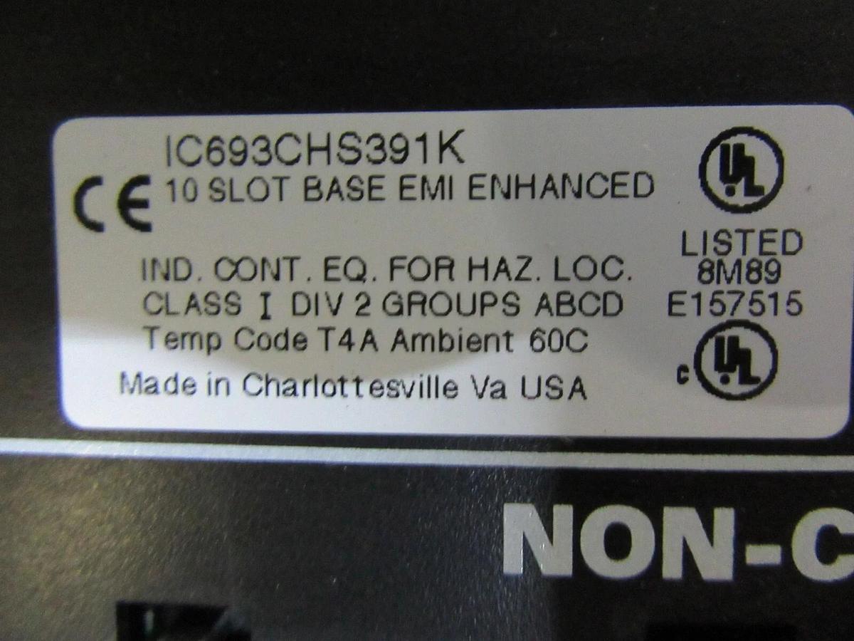 Used GE FANUC POWER SUPPLY MODULE AND 10-SLOT BASE IC693PWR331A IC693CHS391K