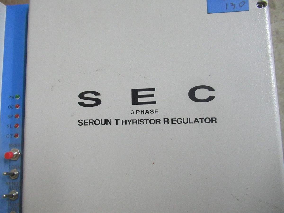 Used SEROUN THRYISTOR REGULATOR STR-338-130 380 VAC 60 HZ 130 AMP 35 KVA **WARRANTY**