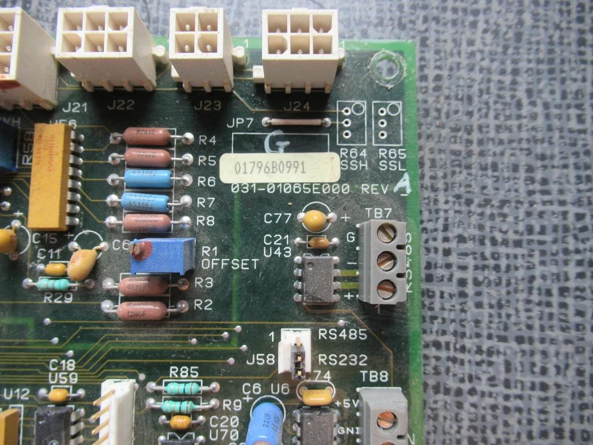 Used YORK MICROPROCESSOR CIRCUIT BOARD 031-01065E000 REV A **WARRANTY**