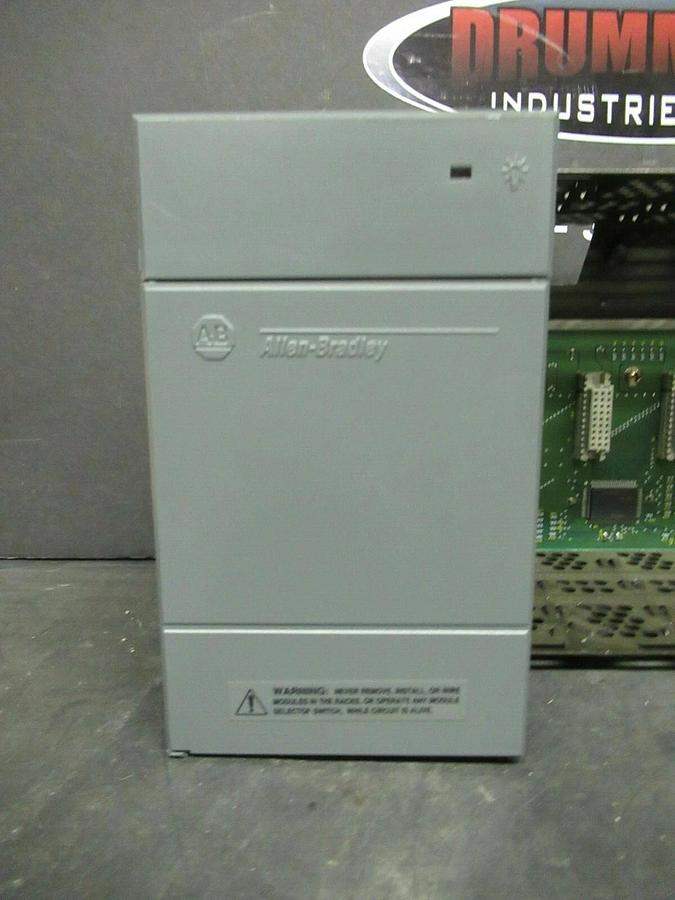 Used ALLEN BRADLEY SLC 500 POWER SUPPLY 1746-P2 SER. C W/ 1746-A7 SER.B 7 SLOT RACK