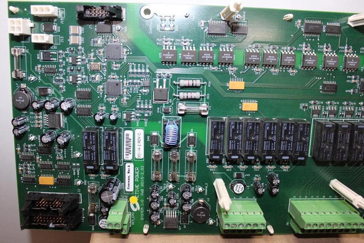 Used ACTIVE POWER SYSTEM I/O CIRCUIT BOARD 30115-2 30114-2 REV. C **WARRANTY**