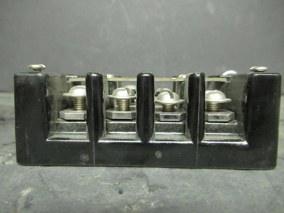 Used MARATHON FUSE HOLDER 1504 SC FOR 75 AMP 600 V FUSES **WARRANTY**