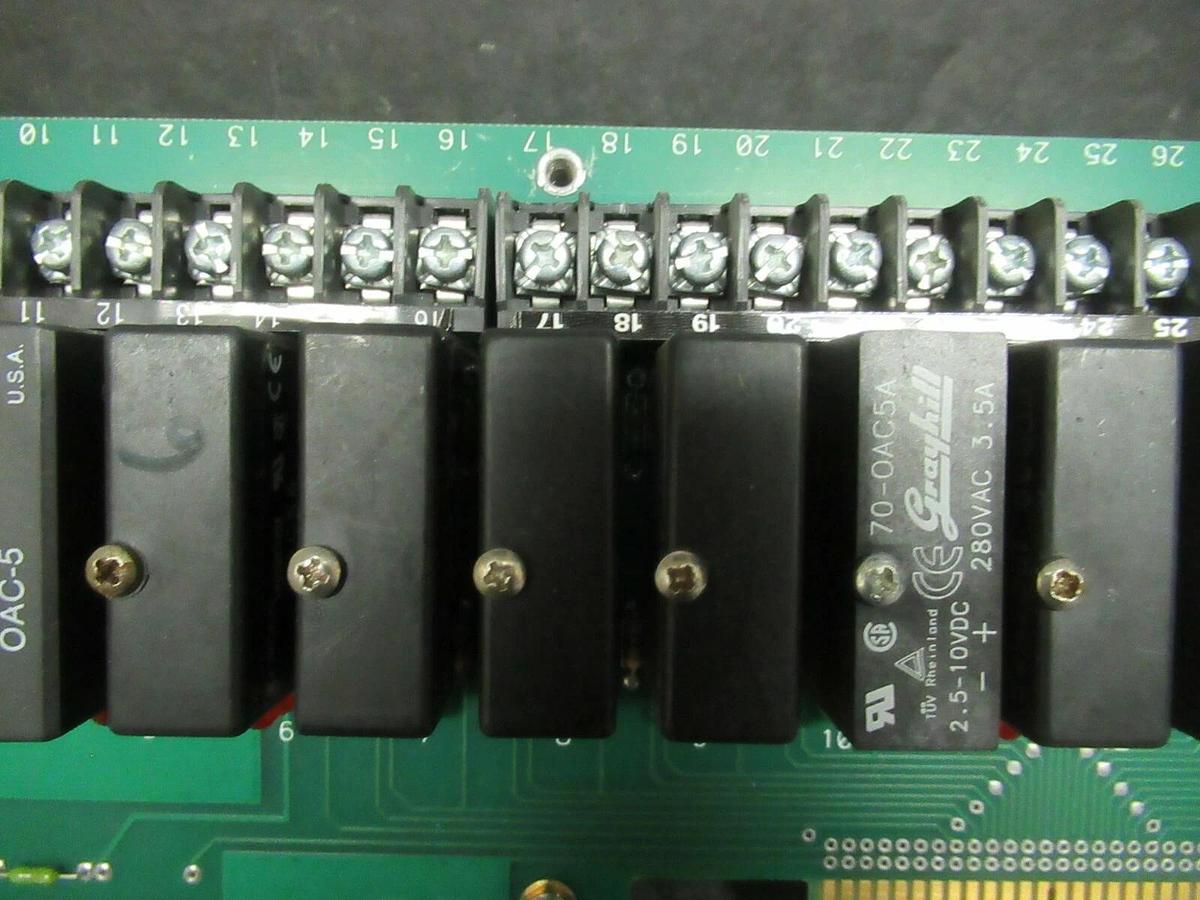 CROUZET CORP RELAY CIRCUIT BOARD 57-105/Z PB-24 **WARRANTY INCLUDED**