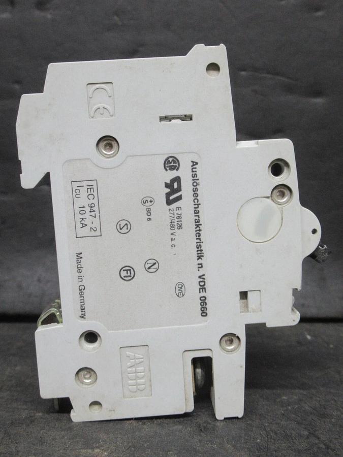 Used ABB CIRCUIT BREAKER S-271-K-16A 16 AMP 230-400 VAC **WARRANTY INCLUDED**