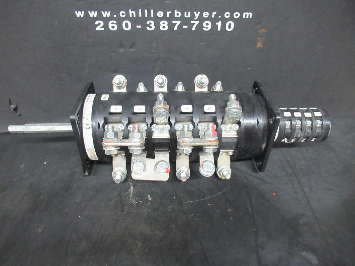 Used SALZER ROTARY SWITCH S608 S213 S608US1A1906-00 3 PHASE 600 VOLT 15 AMP 50 HP