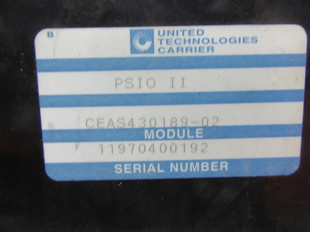 Used CARRIER PSIO II MODULE CEAS430189-02 23XL04007001 **WARRANTY INCLUDED**