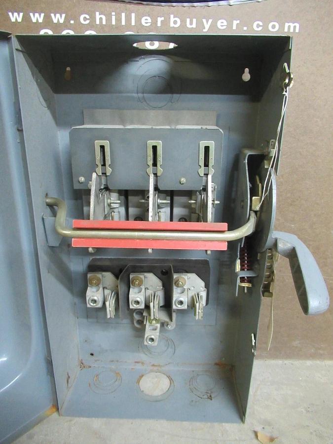 Used SQUARE D SAFETY SWITCH H324-N SER. A1 200 AMP 50 HP 240 VAC 3-POLE **WARRANTY**