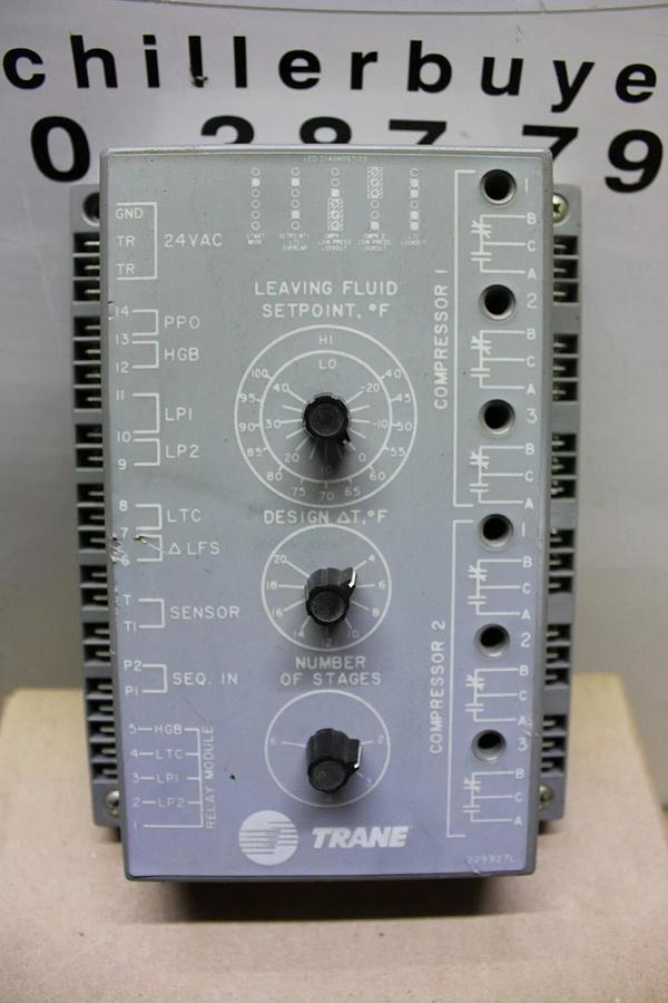 Used TRANE CHILLER CONTROL MODULE W7900A1014 24 VOLT 12 VA **WARRANTY INCLUDED**