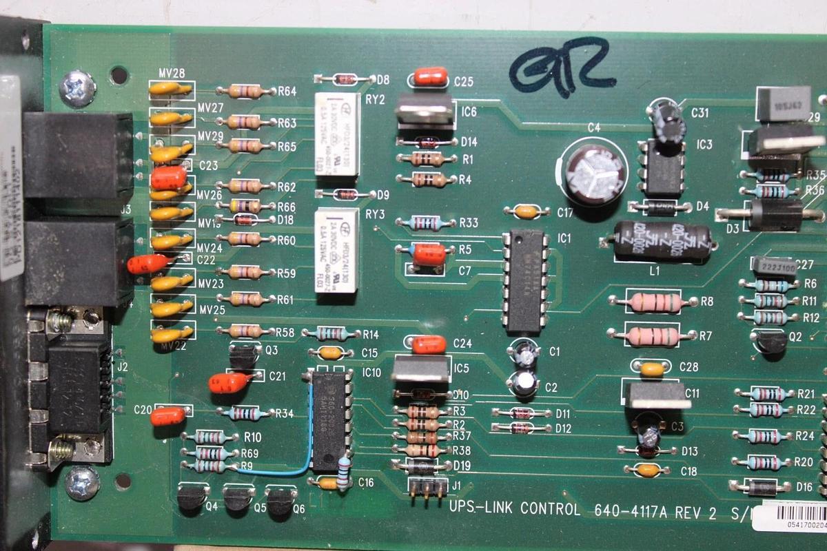 Used APC UPS DISPLAY COMPUTER INTERFACE CARD 640-4117A REV. 2 0G-SYCDCI FOR SYCF40KF