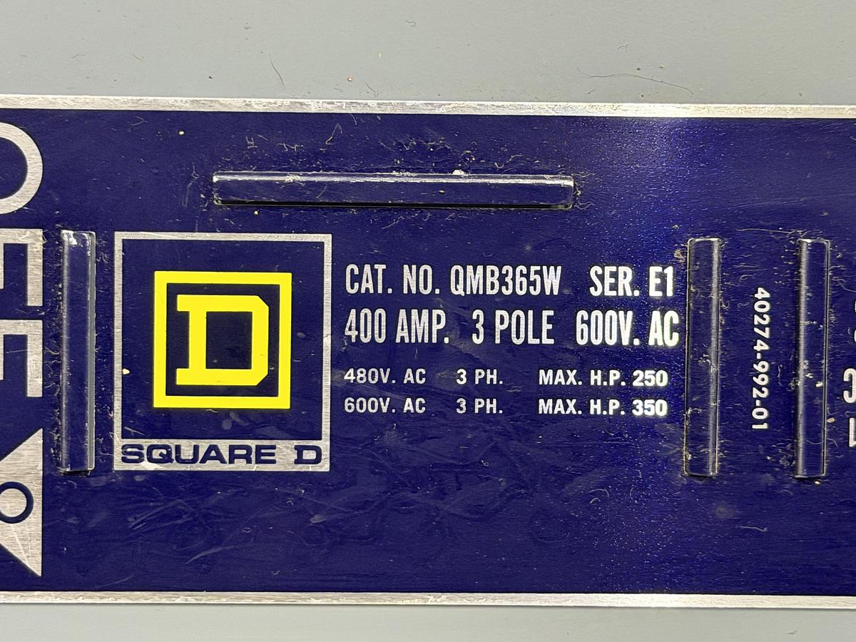 Used FURNAS DEFINITE PRUPOSE CONTACTOR 42GE35AF551R 90 AMP 600 VAC 50 HP 3-PHASE