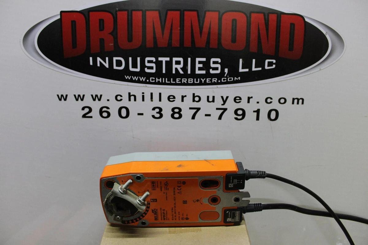 Used BELIMO DAMPER ACTUATOR NFBUP-S 240 VAC NEMA 2 9.5 VA 6 WATT 90 IN/LB