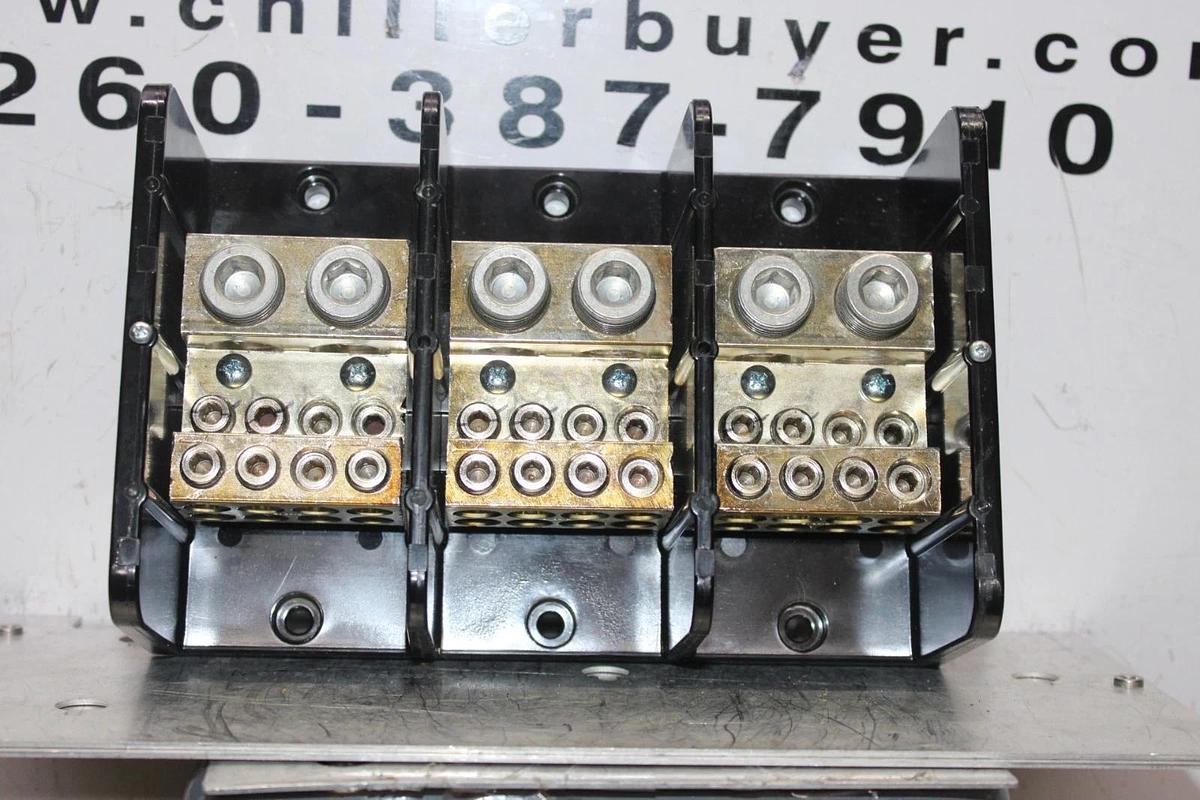 Used SQUARE D WIRE TERMINAL BLOCK 9080-LBC365208 760 AMP 600 VOLT CU WIRE ONLY