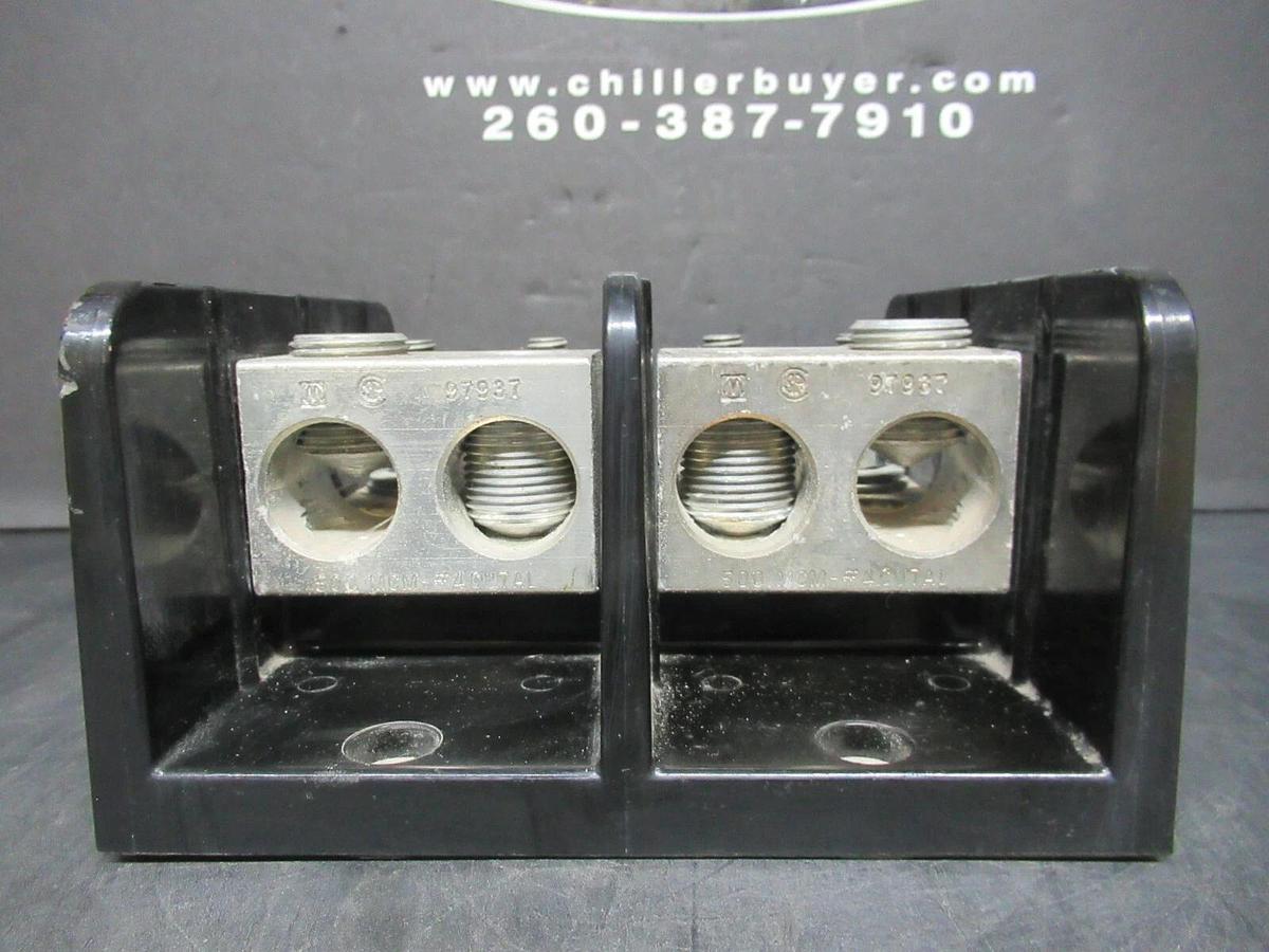 Used MARATHON TWO POLE POWER DISTRIBUTION BLOCK 1452205 1452599 600 VOLT 760 AMP