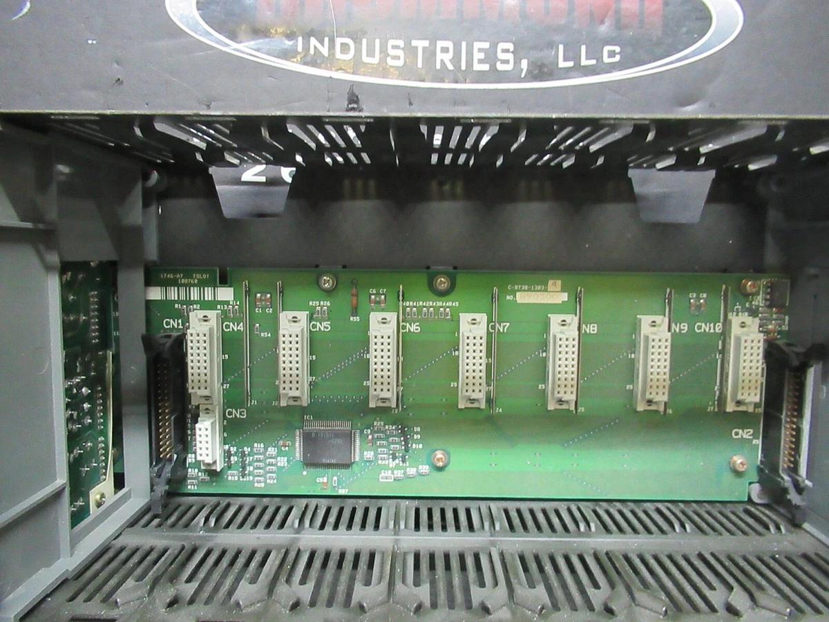 Used ALLEN BRADLEY SLC-500 1746-A7 7 SLOT RACK W/ 1746-P1 POWER SUPPLY **WARRANTY**