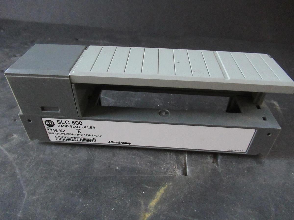 Used ALLEN BRADLEY PLC SLC500 CARD SLOT FILLER 1746-N2 SER A BLANK ** WARRANTY **