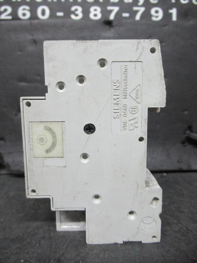 Used SIEMENS CIRCUIT BREAKER 5SX23 B10 10 AMP 480 VAC 3-POLE W/ AUXILLIARY